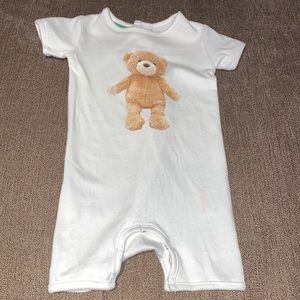 Vertbaudet teddy bear onesie outfit